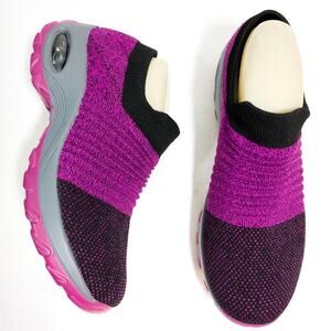 Hypersoft weave knit slip on tennis shoes New condition 10
